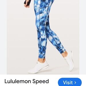 Lululemon size 4 leggings  excellent condition.